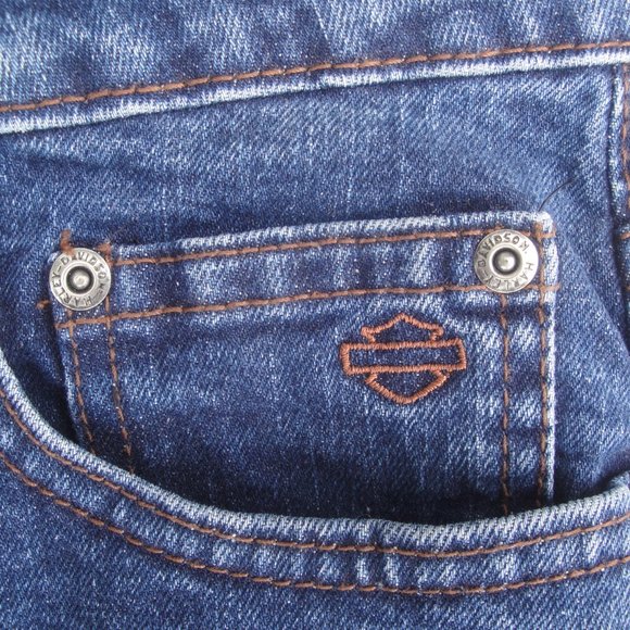 Harley-Davidson Ladies Jeans Size 10P Bootcut - Picture 3 of 10